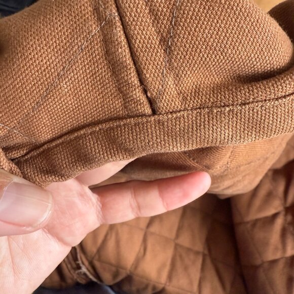 Seek Shelter Quilted Milo Coat in Umber, size small - Picture 7 of 8